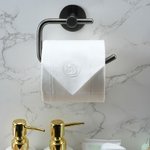 Personalised Multicolour 3D Printed Toilet Roll Pixie Stamp with Initial Cleaning Sign Bathroom Hotel Accessory Gift for Family Company