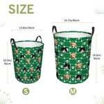 Gepersonaliseerde huisdier pootafdruk 1-5 huisdier Avatars grote capaciteit opbergmand met handvat verjaardag Housewarming gift voor hond kat liefhebbers