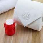 Personalised Multicolour 3D Printed Toilet Roll Pixie Stamp with Initial Cleaning Sign Bathroom Hotel Accessory Gift for Family Company