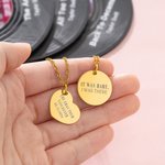 Personalised It was Rare I was There Eras Tour Necklace with City Name and Date Concert Jewellery Memory Gift for Swifites