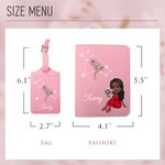 Personalisierte Cartoon Absolvent Horoskop Geburt Blume PU Leder Passport Holder mit Namen Reisezubehör Graduierung Geschenk für Absolventen Frauen