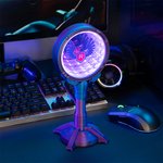 Spersonalizowany stojak na słuchawki Cyberpunk z regulowanym oświetleniem LED Dekoracja domu Prezent urodzinowy dla entuzjasty technologii dla graczy