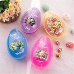 Huevo de Pascua personalizable con nombre Conejito dormilón en una cesta Regalo para fiesta de Pascua para niños