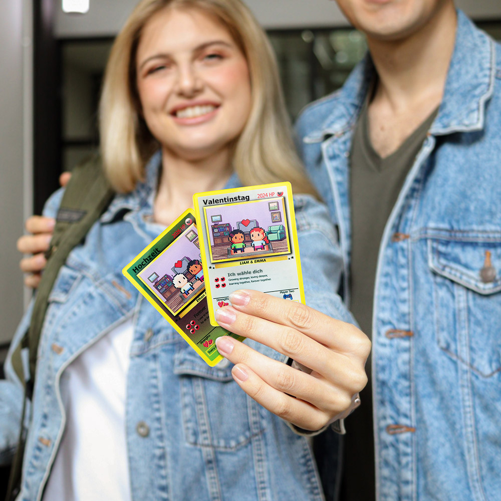 Personalisierte Pixel TCG Karte