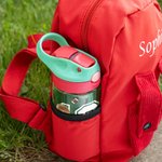 Bouteille d'eau 475 ml personnalisée avec nom et numéro pour les enfants Cadeau d'anniversaire pour les enfants