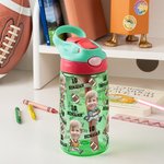 Bouteille d'eau 475 ml personnalisée avec nom et numéro pour les enfants Cadeau d'anniversaire pour les enfants