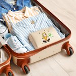 Personalisierte Geburt Blume Cartoon Charakter Leder Kosmetiktasche Tasche mit Namen Portable Travel Essentials Geburtstag Brautjungfer Geschenk für Frauen