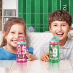 Bouteille d'eau 475 ml personnalisée avec nom et numéro pour les enfants Cadeau d'anniversaire pour les enfants