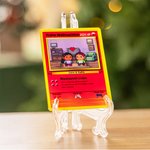 Personalisierte Klassische Pixel Figuren TCG Poke Karte mit Namen Text Du Bist Alles Für Mich Jahrestag Valentinstag Geschenk für Paare