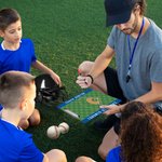 Tableau à pince effaçable à sec avec texte en acrylique pour terrain de baseball personnalisé avec pince à profil bas Cadeau d'appréciation de fin de saison pour entraîneur, formateur et enseignant
