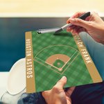 Tableau à pince effaçable à sec avec texte en acrylique pour terrain de baseball personnalisé avec pince à profil bas Cadeau d'appréciation de fin de saison pour entraîneur, formateur et enseignant