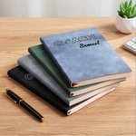 Personalizado Deportes Fútbol Baloncesto Entrenador Nombre Cuaderno de cuero con 200 páginas rayadas Cumpleaños Apreciación Regalo para el entrenador