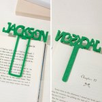 Personalized Multicolour 3D Printed Name Bookmark Encourage Reading Stationery Birthday Gift for Bookworm
