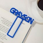 Personalized Multicolour 3D Printed Name Bookmark Encourage Reading Stationery Birthday Gift for Bookworm