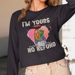 Spersonalizowana bluza I Am Yours No Refund z imionami na walentynki i rocznicę dla pary