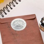 From the Library of Embosser, Personalized Book Embosser Stamp with Name, Dragon Theme Embossing Stamp