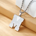 Personalised Multicolour Enamel Initial Necklace with Name Birthday Anniversary Gift for Family