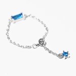Personalizado Dainty Birthstone Cadena Ajustable Anillo con Tarjeta de Felicitación Cumpleaños Aniversario Regalo para Mujeres