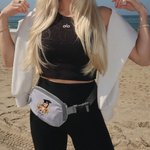 Personlig Graduation Hat Bear Bear Floral vanntett Crossbody Fanny Pack Midjeveske med justerbar stropp Bursdagsgradueringsgave til nyutdannede
