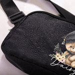 Personlig Graduation Hat Bear Bear Floral vanntett Crossbody Fanny Pack Midjeveske med justerbar stropp Bursdagsgradueringsgave til nyutdannede