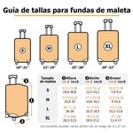 Funda de maleta personalizada estilo Y2K con personaje de dibujos animados de 18-32 pulgadas con nombre y mapa del mundo regalo para mujeres y niñas