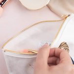 Personalised Cartoon Character Zodiac Birth Flower Portable Makeup Bag with Name Birthday Travel Accessories Gift for Women 6