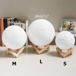 Luce notturna 3D touch LED con 16 colori personalizzata con nome supporto in legno e telecomando regalo di compleanno per ragazzi amanti dello sport