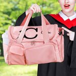Personlig tegneserieutdannet Graduate Initial flerroms reiseveske med navn og skulderstropp Reisetilbehør Graduation Gift for Graduates