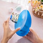 Personalisiertes Niedliches Cartoon Junge Mädchen Initiale Osterei mit Namen Ostern Party Geschenk für Kinder Jungen Mädchen