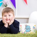 Boîte à biscuits en fer blanc personnalisée avec nom Cadeau d'anniversaire de Pâques pour les enfants