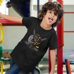 Personalized Hockey Helmet Stick Kid Adult T-shirt Sweatshirt Hoodie with Name and Number Cheer Accessories Birthday Team Gift for Hockey Player Lover