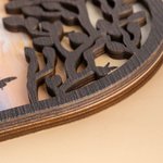 Personalizado Better Together Pareja Placa de madera en forma de corazón con nombres Decoración de escritorio Aniversario San Valentín Regalo para pareja