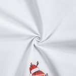 Personlig julenisse Plaid Initial 100% bomull gjenbrukbar juleserviett med navn borddekorasjon julegave til familievenn