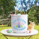 Personalisierte niedliche Herz Hase Ostereier Korb mit Namen Ostern Party Geburtstag Geschenk für Kinder