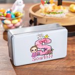 Boîte à biscuits personnalisée avec nom pour Pâques Cadeau d'anniversaire pour les enfants