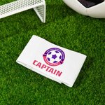 Brassard de Capitaine Élastique Personnalisé avec Image et Texte Cadeau d'Anniversaire pour Enfants Amoureux Épique de Sport