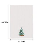 Personalized Christmas Tree 100% Cotton Absorbent Kitchen Waffle Towel with 2-8 Family Names Holiday Gift for Family 10