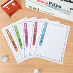 Taccuino personalizzato multicolore compatto per insegnanti con penna flare Regalo di apprezzamento per l'insegnante