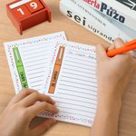 Taccuino personalizzato multicolore compatto per insegnanti con penna flare Regalo di apprezzamento per l'insegnante
