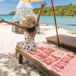 Personalised In My Engaged Era Future Oversized Absorbent Microfiber Beach Towel with Name Beach Essential Engagement Gift for Bride