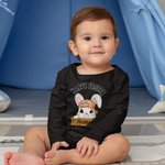 Spersonalizowany mój pierwszy wielkanocny śliczny króliczek 100% bawełny Body niemowlęce z imieniem Wielkanocny prezent na baby shower dla noworodków i nowych rodziców