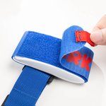 Courroie de ski ajustable personnalisée de couleur vive avec texte et 2 crochets et boucles Accessoire d'équipement de ski Cadeau d'anniversaire pour les amateurs de ski