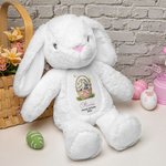 Personalisierter Mein Erstes Osterfest Niedlicher Oster Plüschhase mit Namen und Jahr Ostern Baby Party Geschenk für Kinder