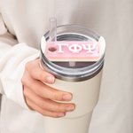 Personalisierte Multicolor Glitter griechischen Buchstaben Name Platte Tag Deckel Topper für 30 oz 40 oz Stanley Becher Zubehör Sorority Geschenk für Schwestern Mädchen