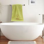 Henkilökohtainen kirjonta Eläin Super imukykyinen 100% puuvilla Face Towel Kylpypyyhe Kylpypyyhe nimellä Housewarming Home Decor Lahja perheelle Ystäville
