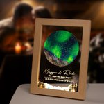 Personalised Constellation Star Map Acrylic LED Night Light with Date Text and Wooden Base Home Decor Valentine's Day Anniversary Gift for Couple
