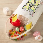 Personalisierte niedliche Osterhase Karotte Initial Korb mit Namen Ostern Party Geburtstag Geschenk für Jungen Mädchen