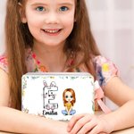 Boîte de conservation pour biscuits avec initiales et nom Cadeau de Pâques pour garçons et filles