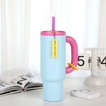 Personalisierte Multicolor 3D gedruckt Becher Strohhalm Namensschild Anhänger mit Text und Strohhalm Becher Accessoire Geburtstag Geschenk für Familie Freund