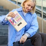 Personalisierte Retro Es ist okay, Fehler zu machen A5 Spiral Name Notebook mit motivierenden Spruch inspirierende Affirmation Geschenk für Freunde Studenten
